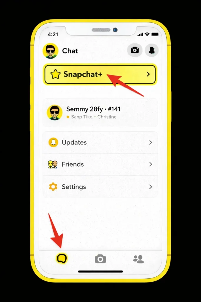 Subscribe to Snapchat Plus