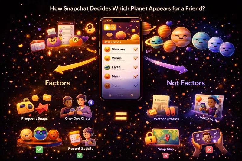 How Snapchat Decides Which Planet Appears for a Friend