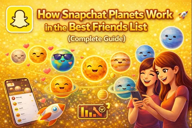 How Snapchat Planets Work in the Best Friends List
