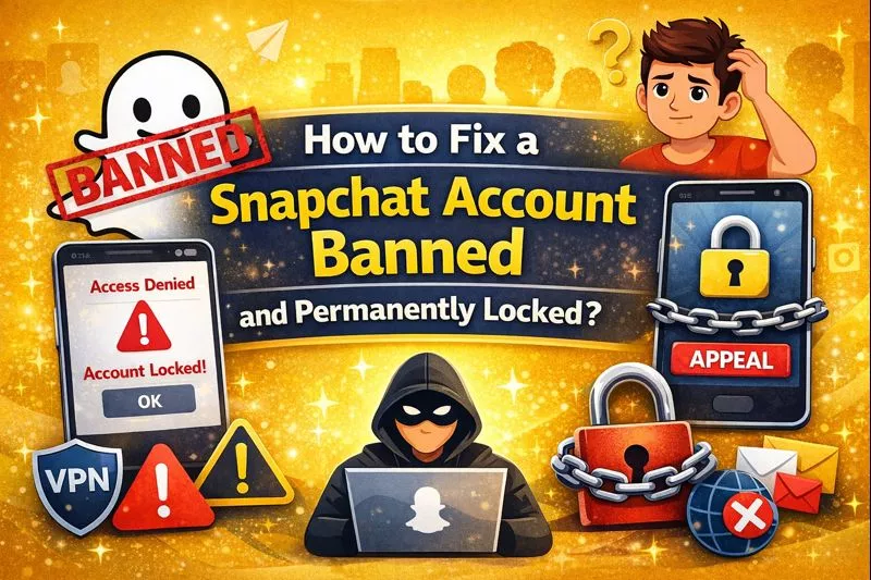 How to Fix a Snapchat Account Banned and Permanently Locked