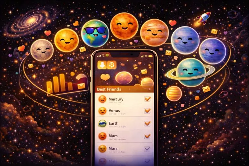 What Are Snapchat Planets in the Best Friends List