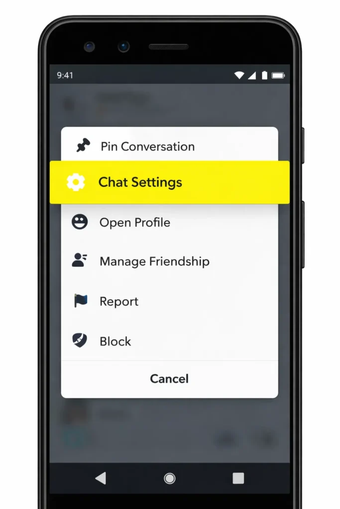 How to Unpin Someone on Snapchat Android