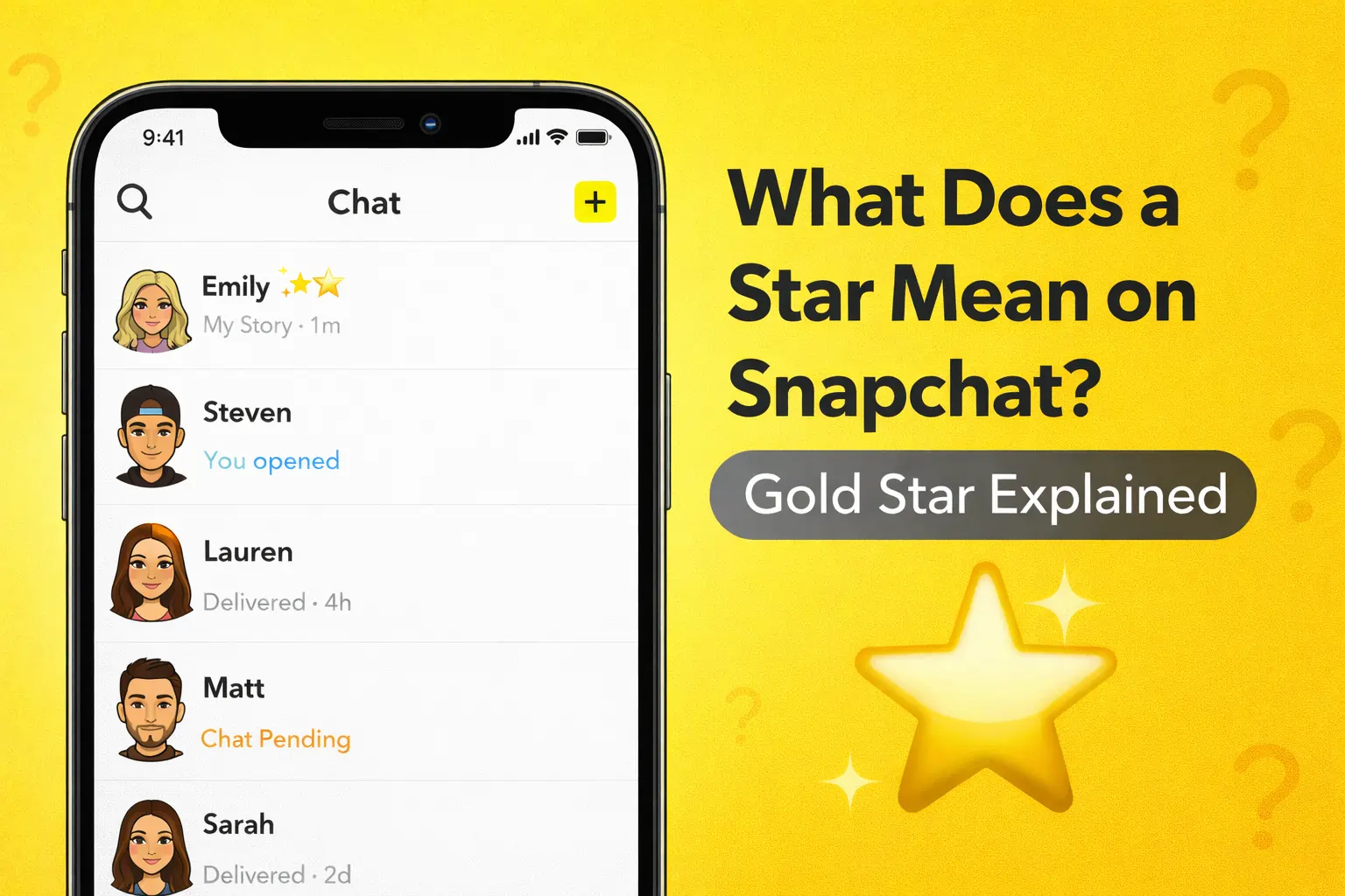 What Does a Star Mean on Snapchat.